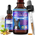Tratamiento Natural contra Levaduras para Perros | Gotas con Probióticos y Mezcla de 8 Hierbas | Apoya Piel, Oídos y Alivio de Alergias | Sabor a Bacon