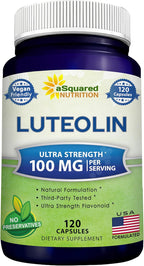 Luteolina 100mg - 120 Cápsulas - Suplemento de Luteolina con Complejo en Polvo