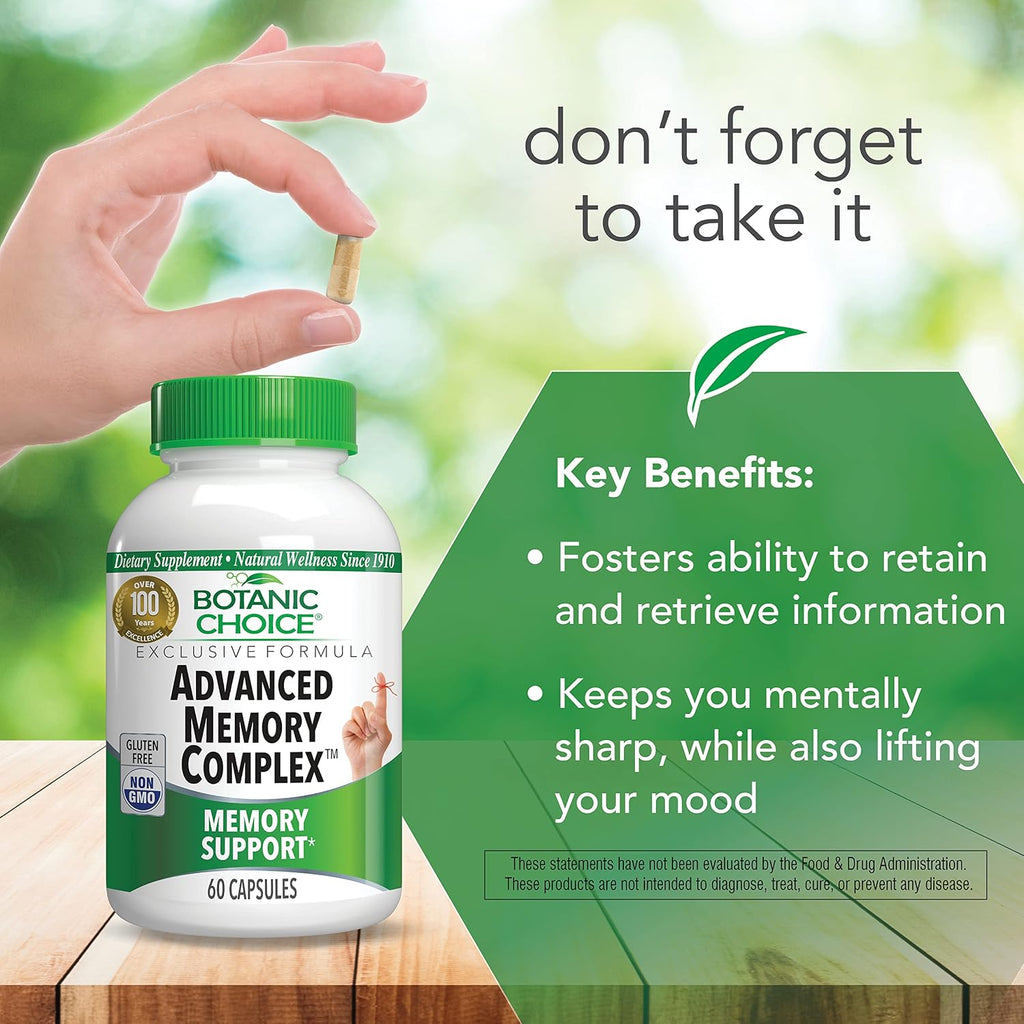 Botanic Choice Advanced Memory Complex, 60 cápsulas