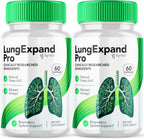 Lung Expand Pro (2 Pack) - 120 Cápsulas - Suplemento para el Sistema Respiratorio