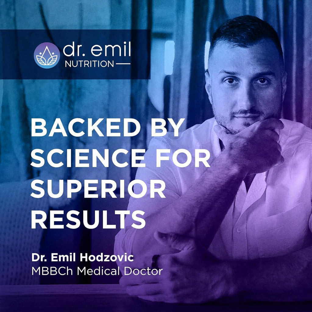 DR. EMIL NUTRITION Spermidina 5 mg – Suplemento de Espermidina con Tiamina 20 mg – 60 Cápsulas