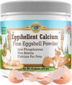 Eggshellent Calcium - Polvo de cáscara de huevo para perros y gatos - 454 g