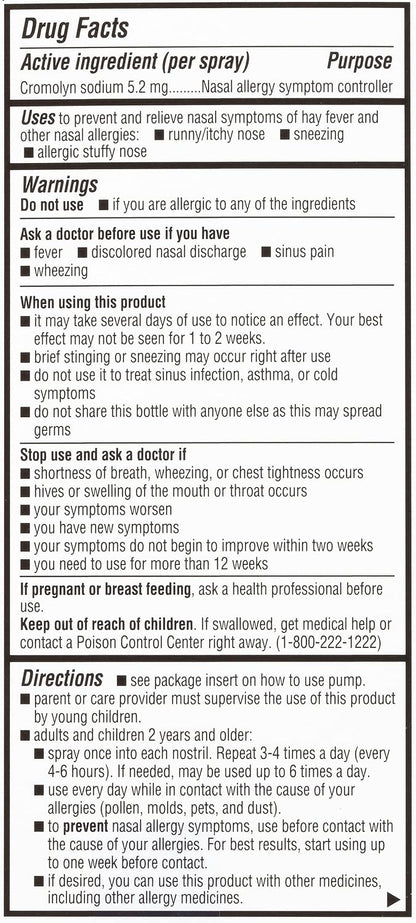 NasalCrom Spray Nasal Antialérgico, 200 Pulverizaciones, 2 Pack – Image 7