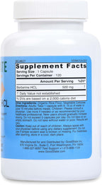 Good State Berberina HCL 500mg Cápsulas Nano Iónicas, 120 cápsulas
