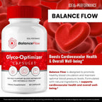 Balance Flow Glyco Optimizer - Cápsulas de Suplemento Multivitamínico y Mineral, Fórmula Natural Avanzada (3 Envases)
