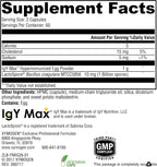 XYMOGEN ProbioMax IG 26 - Polvo de huevo inmunizado y Bacillus coagulans - 120 cápsulas