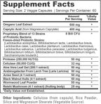 NusaPure CandiHealth Complex Capsules, 500 mg Oregano Leaf & 400 mg Caprylic Acid, 120 Veg Capsules (Non-GMO, Vegan)