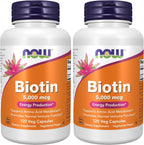 Biotina 5.000 mcg - 60 Cápsulas Vegetales - NOW Foods
