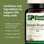 Standard Process Cardio-Plus GF - Cardiovascular Support with Vitamins B6, C, and E - Gluten-Free, Dairy-Free, Soy-Free - 330 Tablets