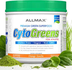 ALLMAX CytoGreens Super Greens en Polvo, Chocolate, 14 Servicios