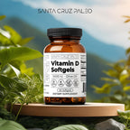 Santa Cruz Paleo Vitamina D3 5000 UI - 60 Cápsulas Blandas con Aceite de Oliva