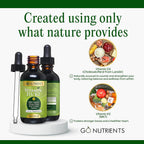 Go Nutrients Gotas Líquidas de Vitamina D3 y K2 MK-7, 30 ml
