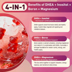 NIUTRLUXE DHEA Gummies - Suplemento de DHEA para Mujer con Boro, Inositol y Magnesio - 60 Gominolas
