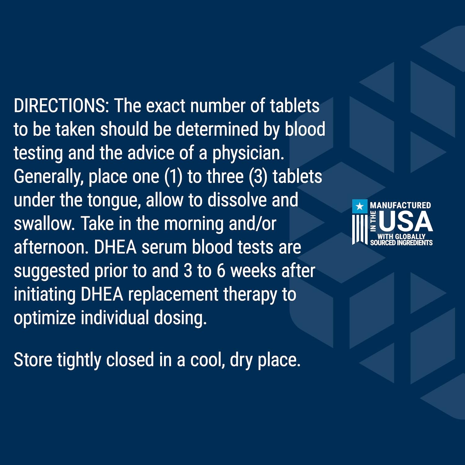 Life Extension DHEA 25 mg – 100 Tabletas Sublinguales para el Equilibrio Hormonal