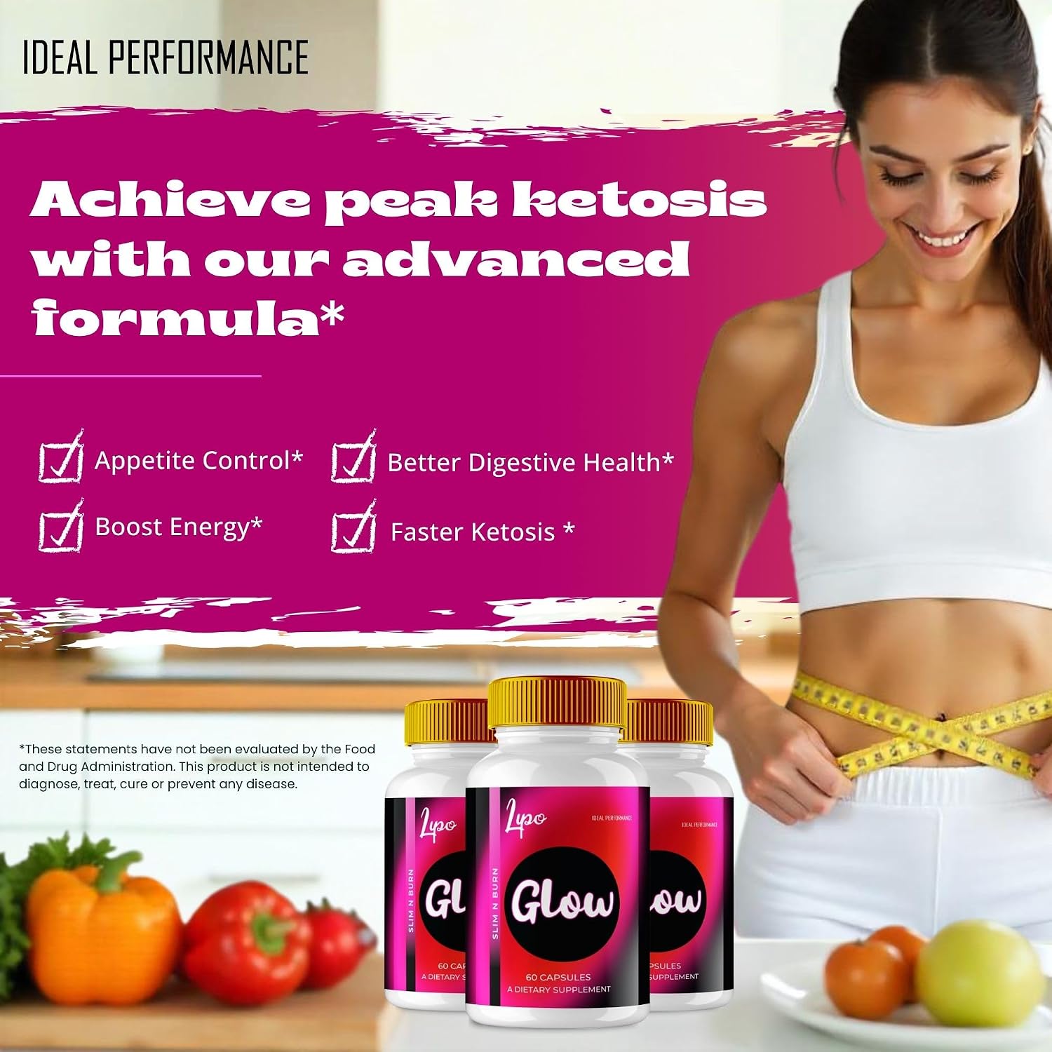 LipoGlow Capsules - Complemento Alimenticio Natural (3 Paquetes)
