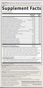 Garden of Life Vitamin Code Raw Multivitamínico Prenatal con Hierro, Ácido Fólico y Probióticos - 90 Cápsulas (30 Días)