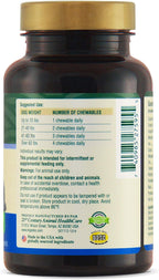 Petnc Senior Multi Chewables (60 unidades), Multivitamínico diario para perros senior, con zinc, magnesio, hierro y más, para la salud general, perros maduros, sabor a hígado