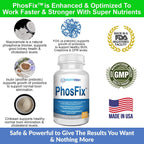 PhosFix 120 Comprimidos - Complemento para el Equilibrio del Fósforo