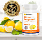 BergaMet Extracto de Bergamota, 170:1, 1200mg por porción, 80% Polifenoles, 180 Cápsulas