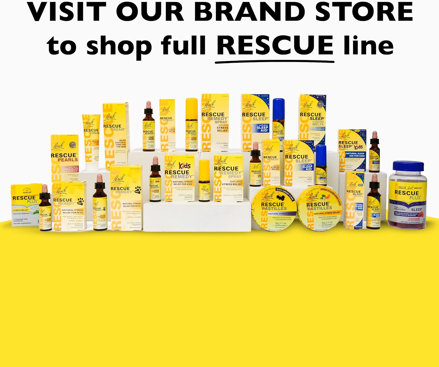 Bach RESCUE Plus Gominolas de Sueño y Estrés - Pack 2x1, 60 unidades cada una