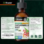 BIO KRAUTER® Extracto de Zarzaparrilla para Limpieza Hepática y Depuración, 60 ml