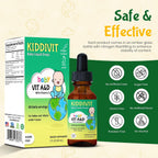 Kiddivit Baby Vitamin A&D Liquid Drops – Gotas de Vitaminas A y D con Vitamina E para Bebés