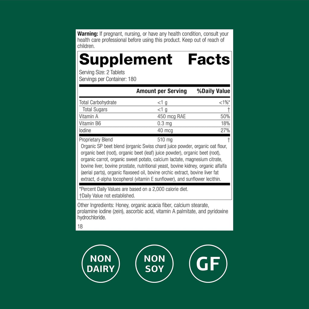 Standard Process A-F Betafood – 360 tabletas