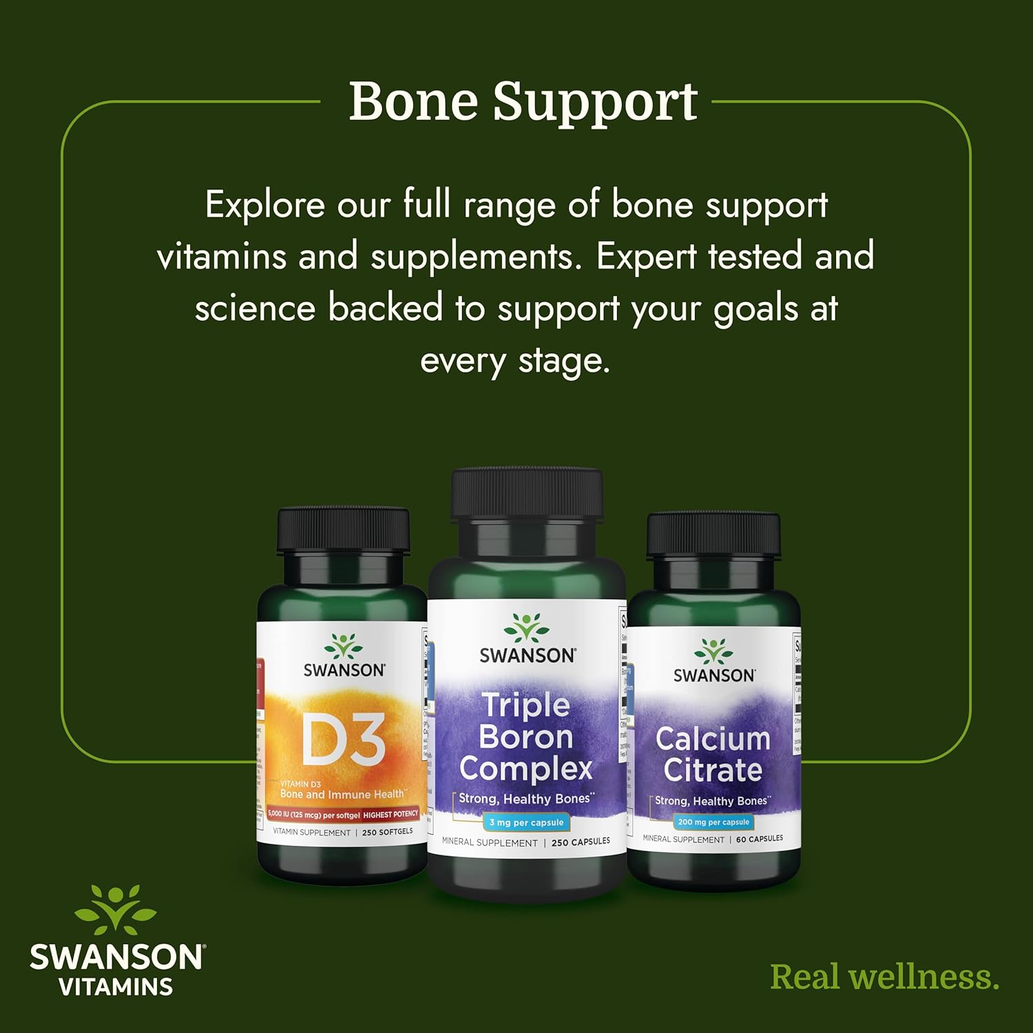 Swanson Triple Boron Complex - 250 Cápsulas