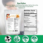 Gránulos de Polen de Abeja Español Puro y Crudo de Z Natural Foods - 454 g (1 lb)