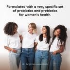 Dr. Brighten Probiótico Femenino con Prebióticos, Antioxidantes y Sunfiber - 60 Cápsulas