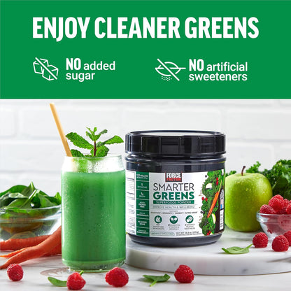 Force Factor Smarter Greens Superfoods Polvo, 3 Pack (90 Porciones) – Image 8