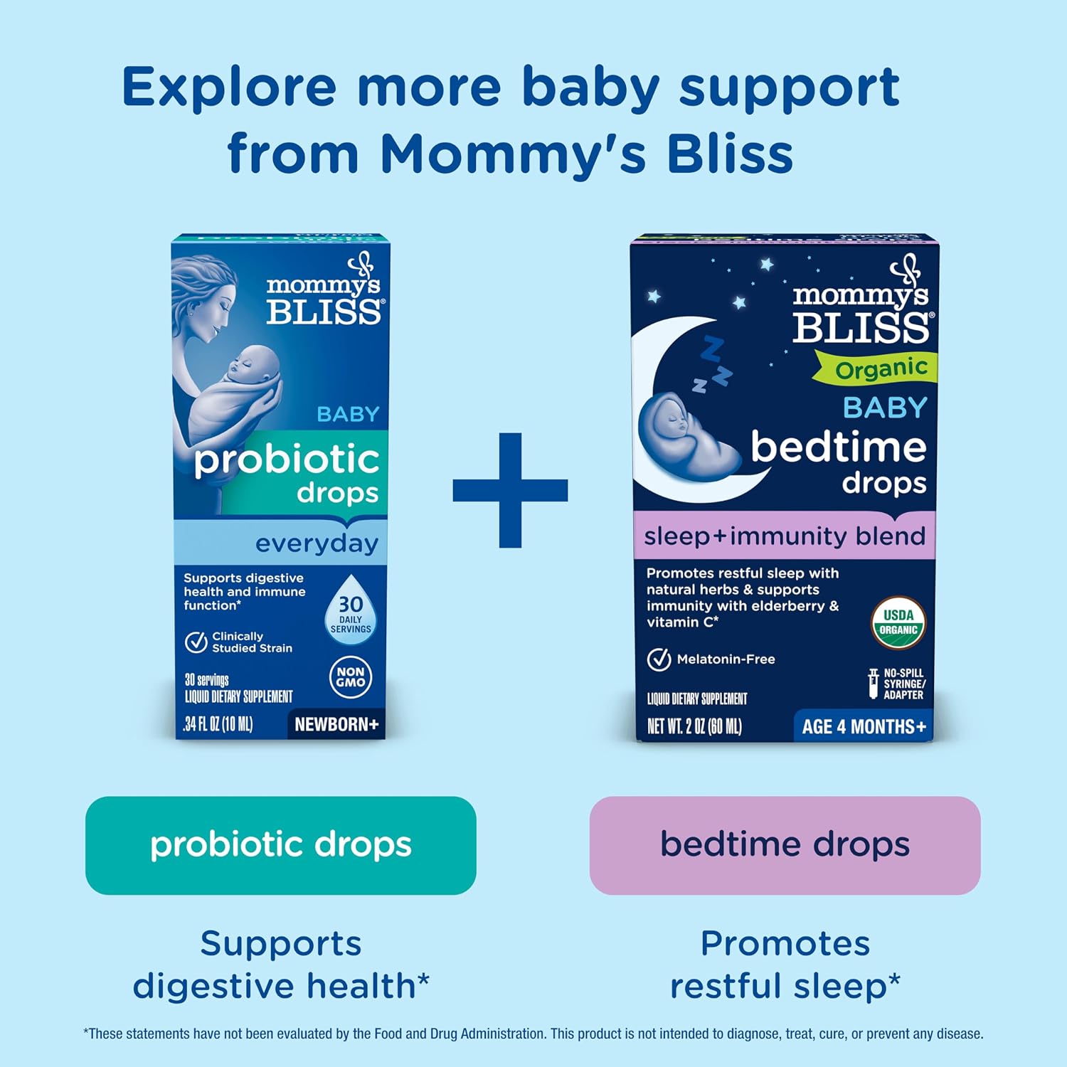 Mommy's Bliss Multivitamínico para bebés + Hierro, 30 ml