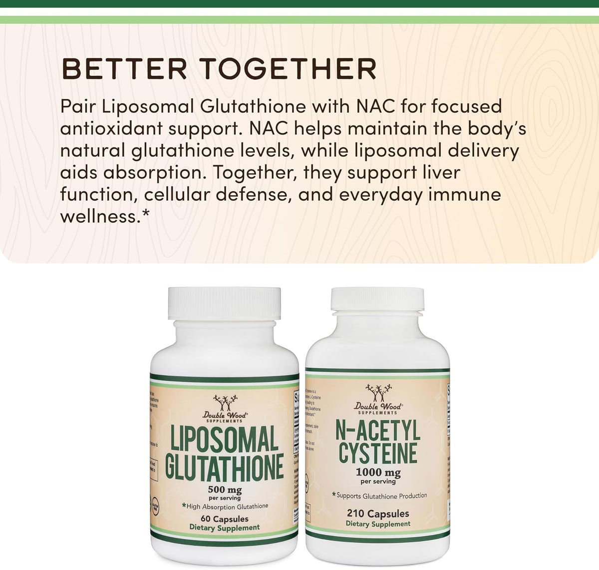 Suplemento de Glutatión Liposomal 500 mg por – Apoya la función antioxidante general – Image 5