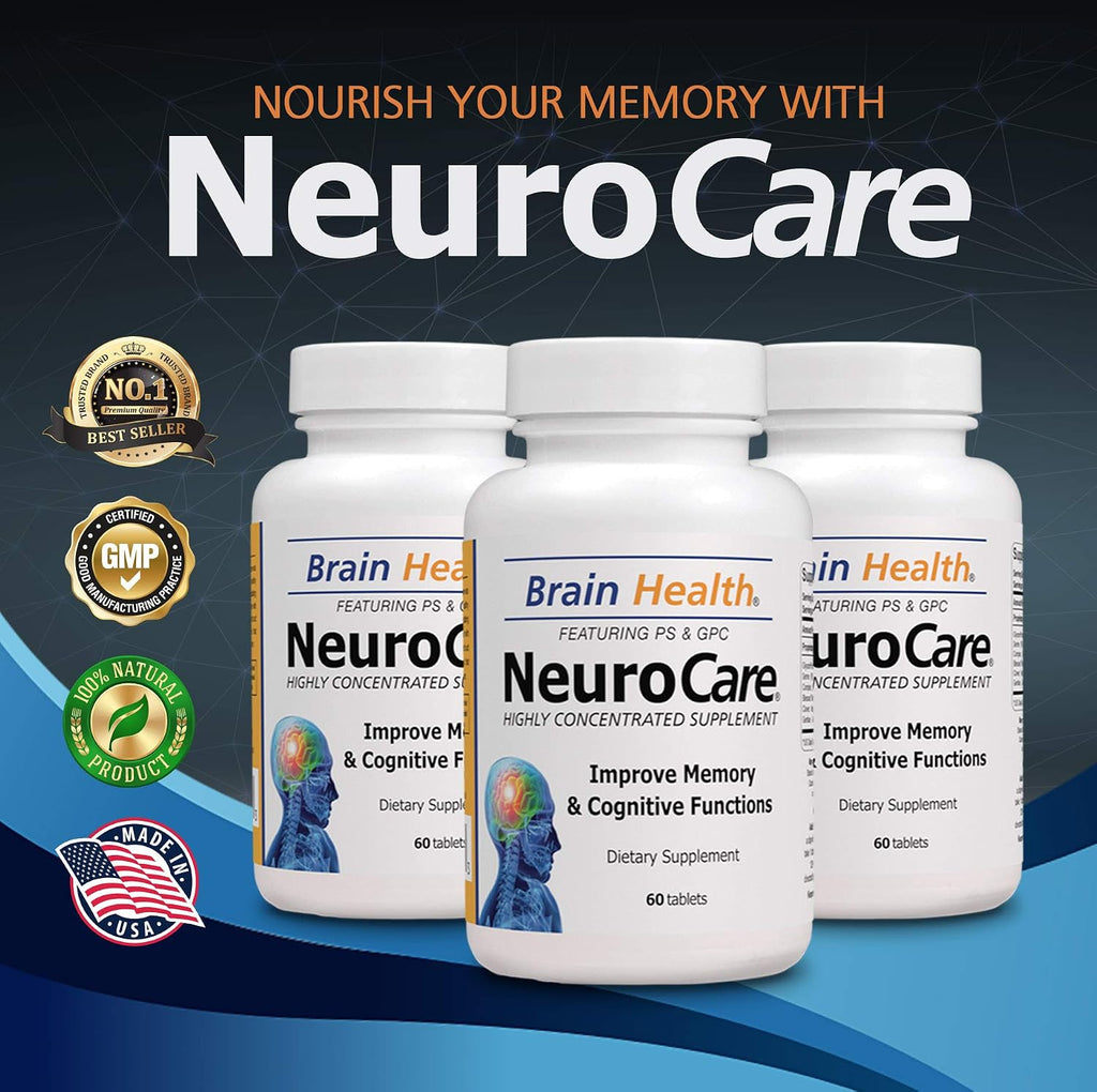 Suplemento Nootrópico para la Salud Cerebral Neuro Care - 60 Comprimidos
