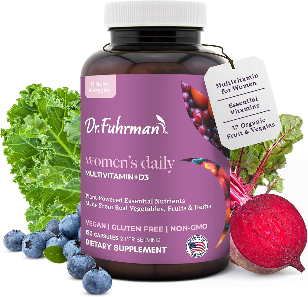 Dr. Fuhrman Multivitamin for Women, 2-Month Supply with Vitamin D3