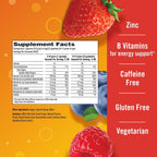 Emergen-C Kidz Gomitas de Apoyo Inmunitario con Vitamina C y B, Sabor Berry Bash, 44 uds