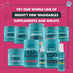 Mighty Paw Waggables Cran-Bladder (2-Pack) – Suplemento de Arándano para Perros, 240 Chews Blandos sabor Bacon