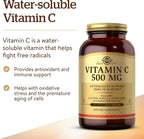 Solgar Vitamin C 500 mg, 250 Vegetable Capsules
