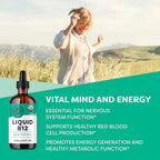 Vimergy Suplemento Líquido de Vitamina B12 Orgánica 2500 mcg, Metilcobalamina y Adenosilcobalamina, 115 ml