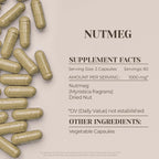 Garden Organics Nutmeg 120 Cápsulas | Suplemento Dietético de Alta Potencia