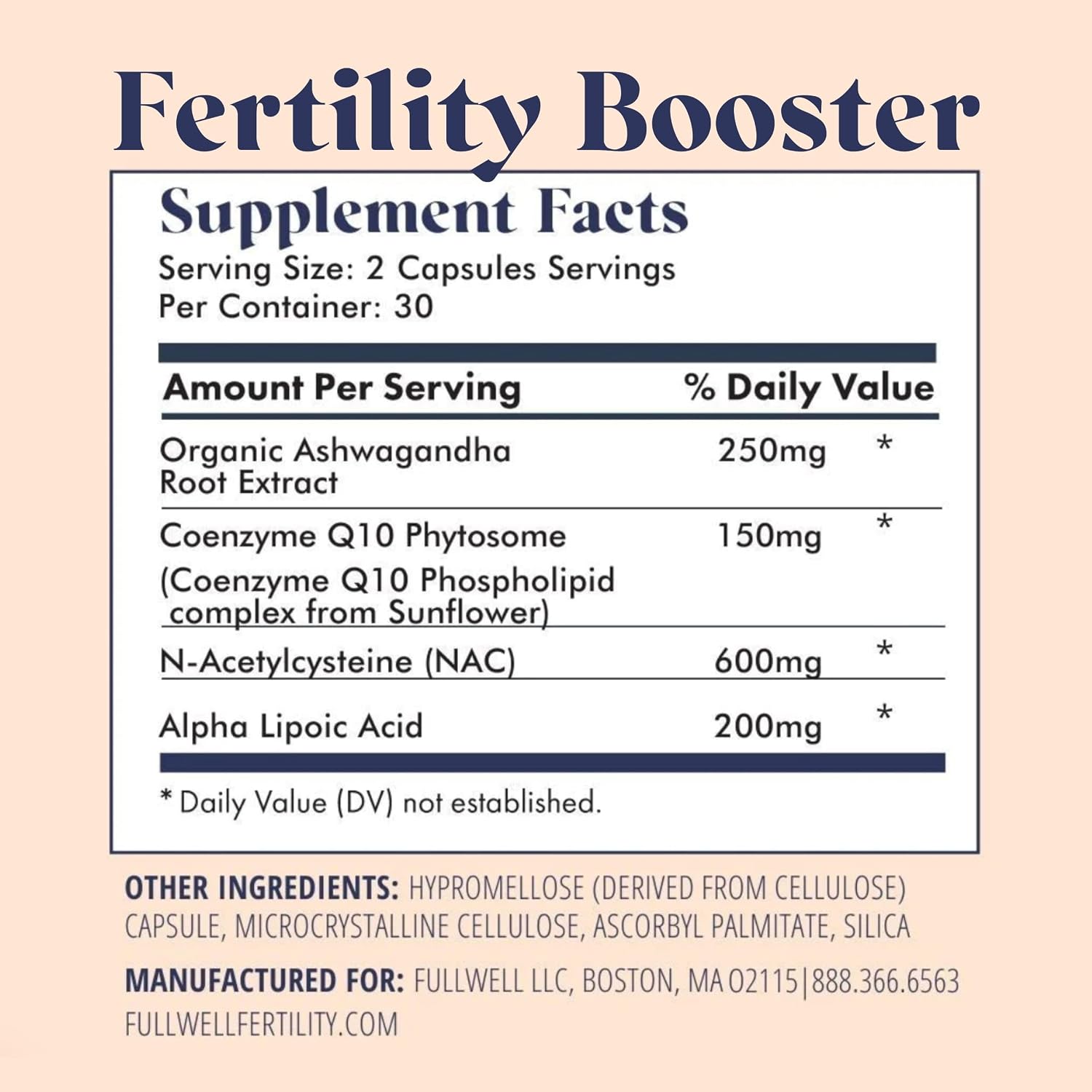 FullWell Women's Fertility Trio - Apoyo a la Concepción - Potenciador de Fertilidad, Multivitamínico Prenatal (Esencia de Limón) y Aceite de Pescado - 30 Dosis