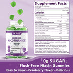 Nicotinamida 500mg Gominolas (Vitamina B3 Niacinamide) Sin Azúcar - 60 Gominolas