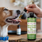 Aceite de Cáñamo Premium Lifeline para Perros y Gatos – Suplemento Omega 3 con Aceite de Pescado y Astaxantina – 770 ml
