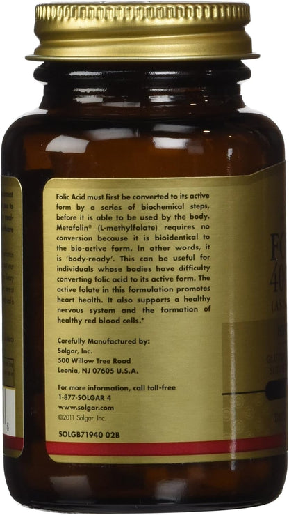 Folato 666 mcg DFE (Metafolin 400 mcg) - – El folato contribuye al funcionamiento normal del sistema inmunitario. – Image 4