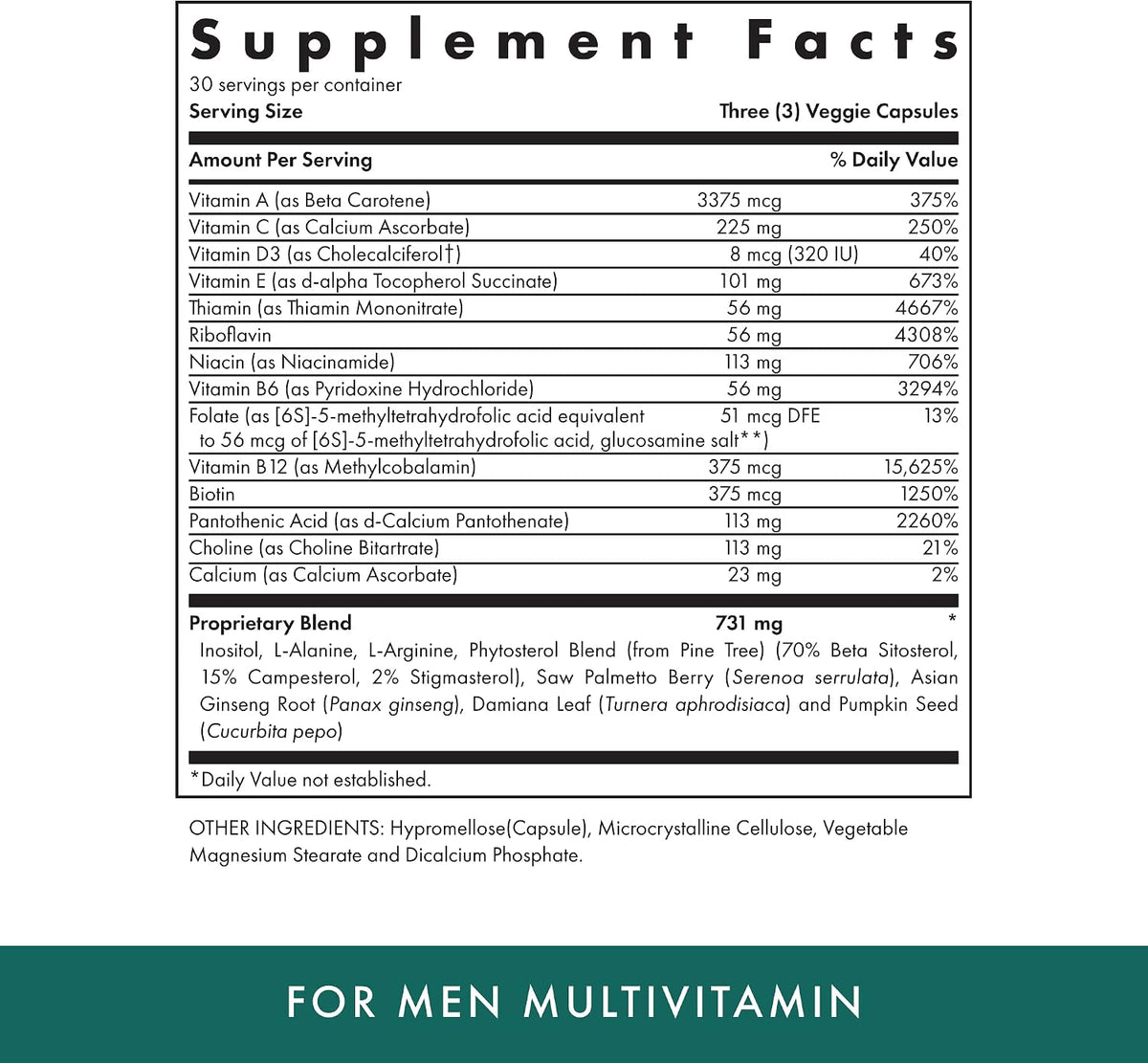 Michael's Naturopathic Programs For Men - Multivitamínico para Hombres - 90 Cápsulas Vegetales – Image 2