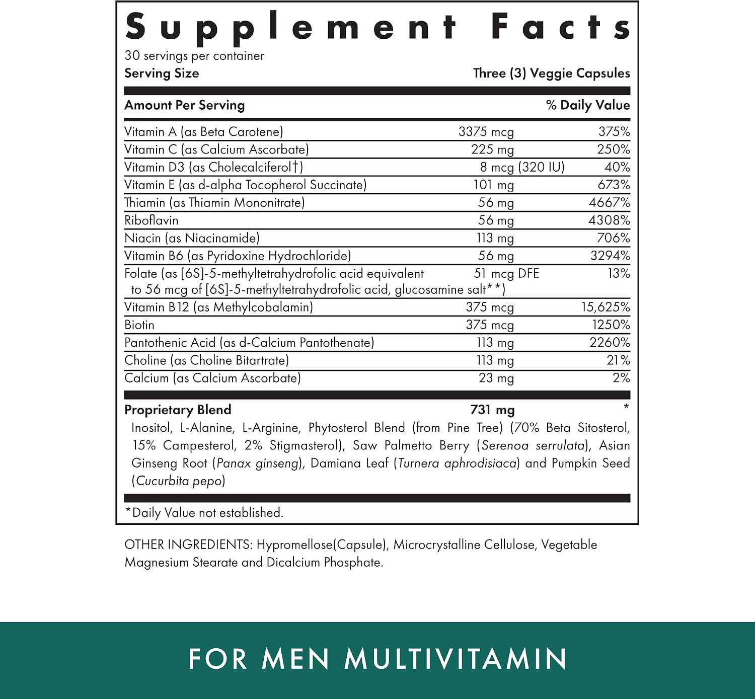 Michael's Naturopathic Programs For Men - Multivitamínico para Hombres - 90 Cápsulas Vegetales