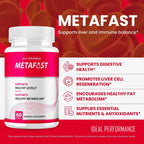 IDEAL PERFORMANCE Metafast Pills (3 Pack) - 180 Cápsulas
