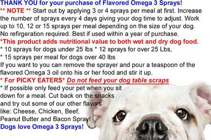 Bacon Spray 2 Botellas – Sabor Natural con Omega 3 para Perros – Image 7