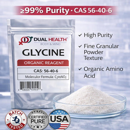Glicina Pura en Polvo 100g - Aminoácido Libre Forma Pura, No Transgénico, Sin Gluten – Image 3