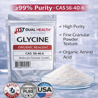 Pure Glycine Powder (500g) - Amino Acid for Sleep, Non-GMO, Gluten-Free